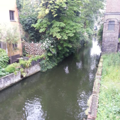 De klokjesmuur in Brugge